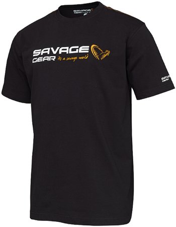 Футболка Savage Gear Signature Logo T-Shirt L к:black ink