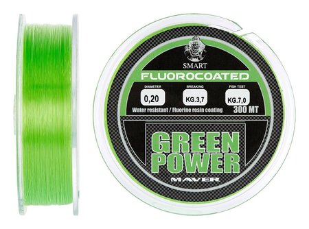 Волосінь Smart Green Power Fluorine 300m 0.20mm 3.7kg