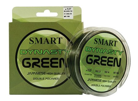 Волосінь Smart Dynasty Green 150m 0.20mm