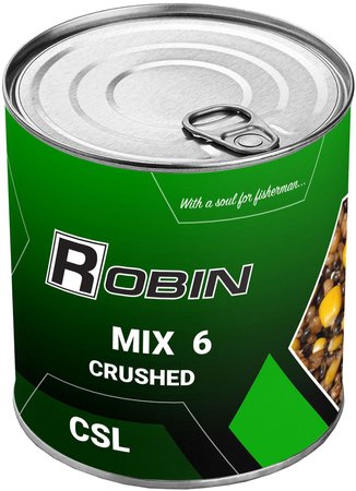 Зерновая смесь Robin Микс 6-ти Зерен CSL Дробленая 900мл (ж/б)