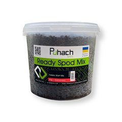 Пелетс підгодовувальний Puhach Baits Ready Spod Mix, Salmon START MIX (3mm/4.5mm/6mm) 4 kg (відро)