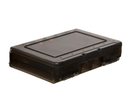 Коробка Azura Safina Lure Box Wobbler S, 140x100x30 мм, Black, двостороння, для приманок, є