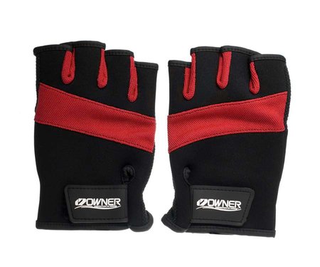 Рукавички Owner Meshy Glove 5 Finger Cut Assort 9643 M Red