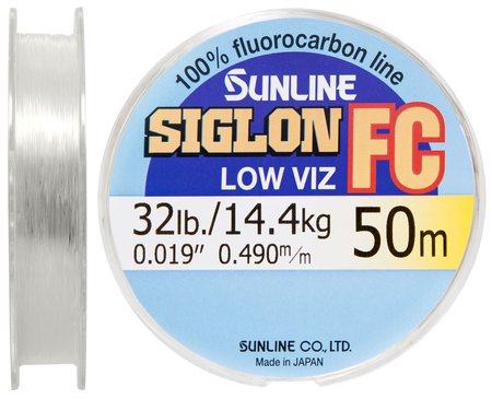 Флюорокарбон Sunline Siglon FC 50m 0.490mm 14.4kg поводковый