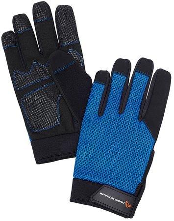 Рукавиці Savage Gear Aqua Mesh Glove L к:sea blue