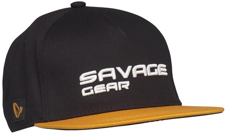 Кепка Savage Gear Flat Peak 3D Logo Cap One size к:black ink