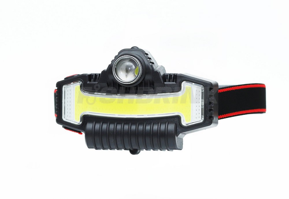 Ліхтар налобний акумуляторний Police Bailong LTS+COB+RGB, 5 режимів, водостійкий, ударостійкий