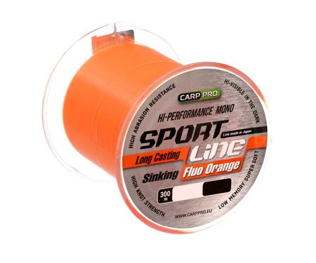 Жилка Carp Pro Sport Line Fluo Orange 300м 0.235мм