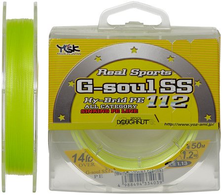 Шнур YGK G-Soul SS112 150m #1.2/0.185mm 14lb