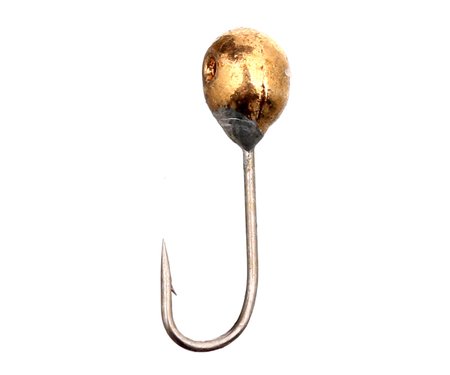 Мормишка вольфрамова Flagman Куля з отвором спорт d=2.5 золото