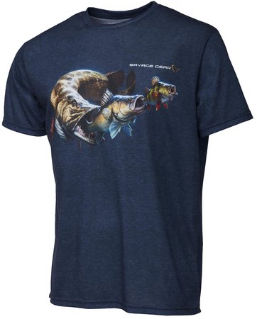 Футболка Savage Gear Cannibal T-Shirt M к:blue