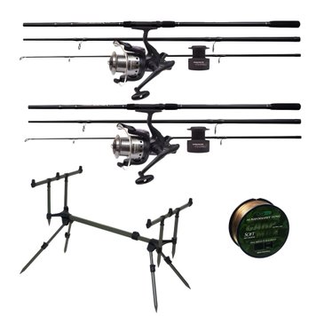 Карповый набор "CLASSIC" на 2 удилища FLAGMAN MAGNUM BLACK CARP 3.30 - 3lb, 6 в 1