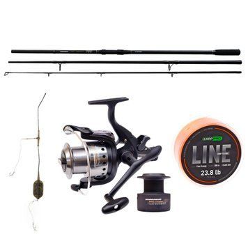 Короповий набір "START" на 1 вудлище Flagman Magnum Black Carp NGM 3.6м 3.25lb 4 в 1