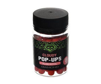 Бойли Carp Pro Diamond Cloudy Pop-Ups Plum Royal 8мм, 8 мм, Plum Royal, Pop-up
