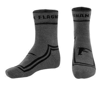 Носки термотреккинговые Flagman Extra Heat Merino Wool Midle Grey 44-45 L