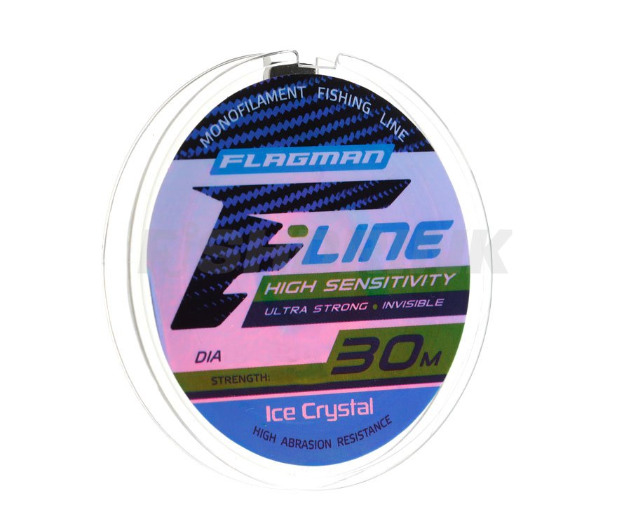 Жилка Flagman F-Line Ice Crystal 30 м, 0,10 мм