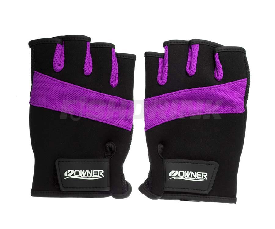 Рукавички Owner Meshy Glove 5 Finger Cut 9643 L Purple