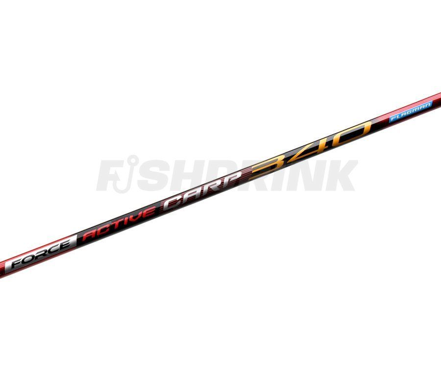 Ручка подсака Flagman Handle Force Active Carp, 3.4 м, Карбон, Штекерна