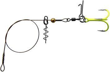 Монтаж Gurza Stinger Pike Rig ST36 №1 (1шт) к:chartreuse