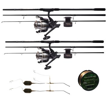 Карповый набор "CLASSIC" на 2 удилища FLAGMAN MAGNUM BLACK CARP 3.30 - 3lb, 7 в 1