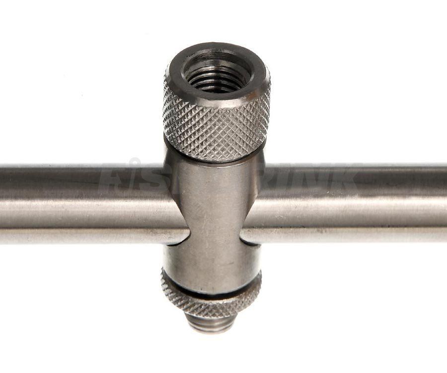 Буз-бар Carp Pro на 3 вудлища 3 Rod Stainless Steel Fixed Buzz Bar 8" 20см, 20 см, Нержавіюча сталь, 1, Цілісний