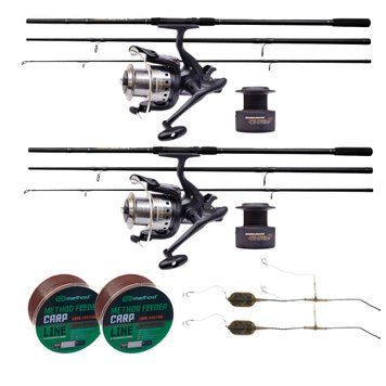 Короповий набір "GOLD CARP" на 2 вудлища MAGNUM BLACK CARP NGM 3,3 3LB-30мм, 8 в 1