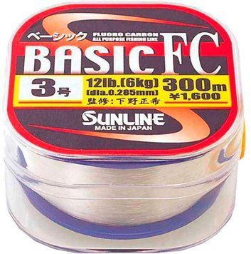 Флюорокарбон Sunline Basic FC 300м #1.5/0.205 мм 6LB