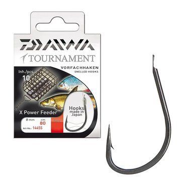 Гачок с повідцем Daiwa Tournament Feeder Black №8 0.20mm 80cm 10pcs (14455-008)