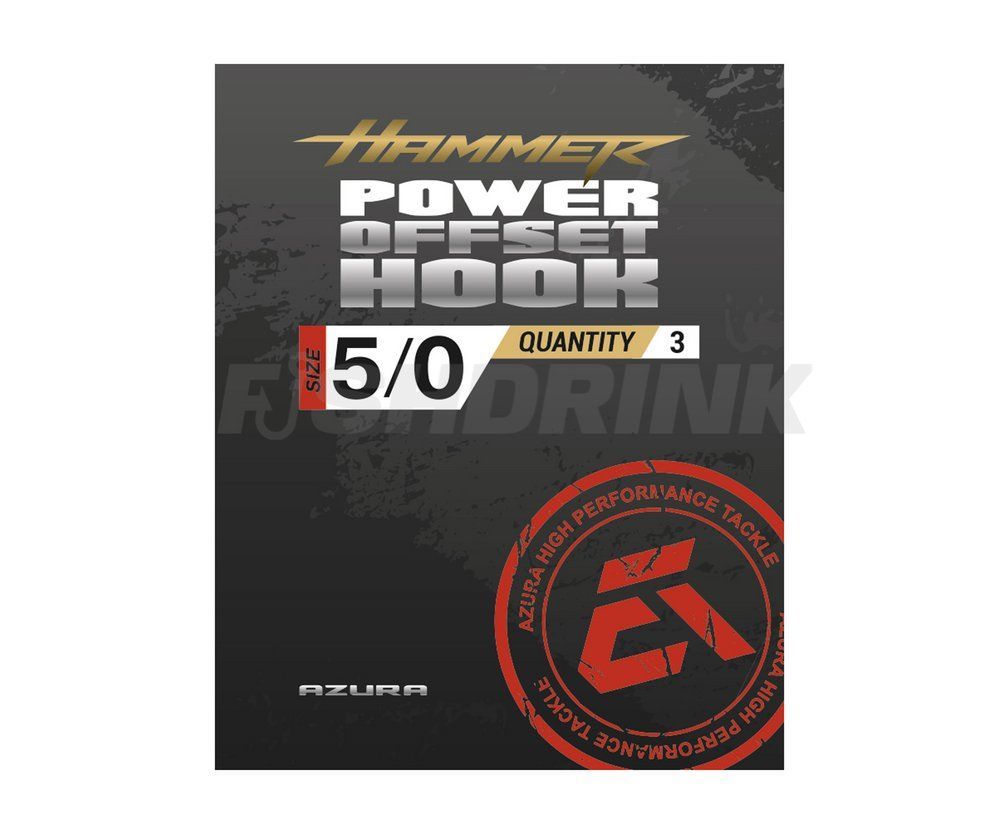 Гачки Azura Hammer Power Offset Hook #5/0