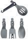 Набір столових приладів RidgeMonkey Q-Lock Utensil Set