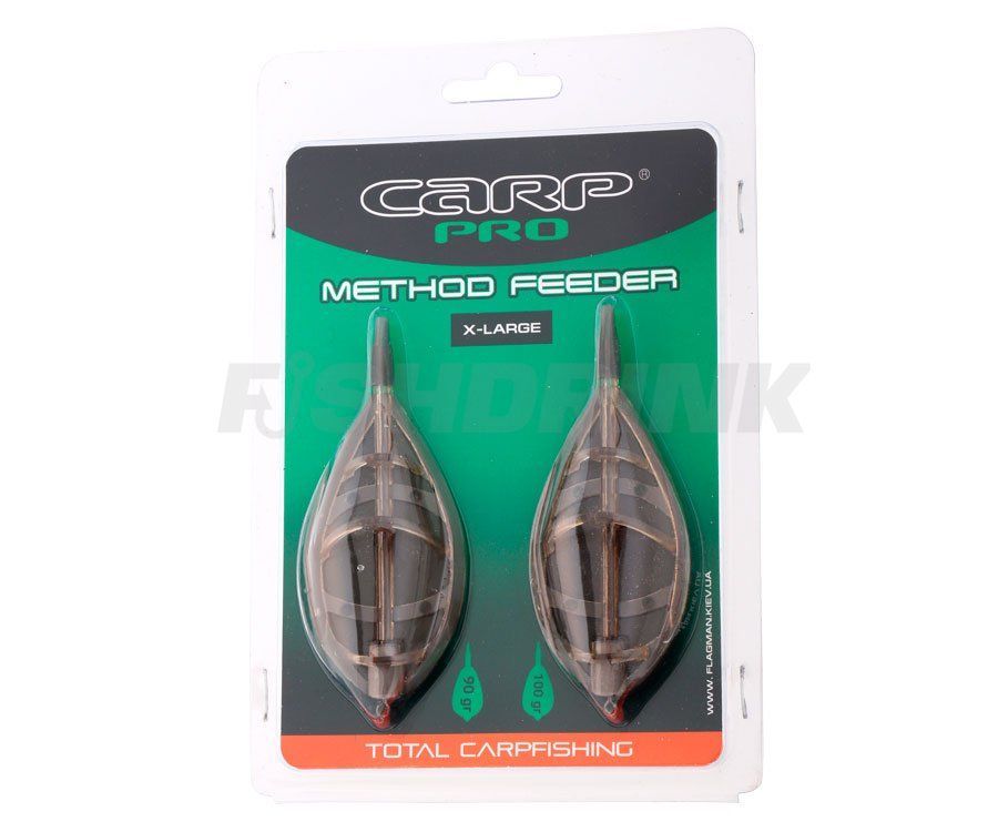 Набір годівниць Carp Pro Flat Feeder XL, 2 шт (90+100 г)