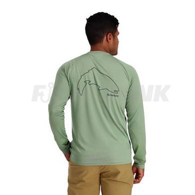 Реглан Simms Tech Tee Artist Series Trout Outline/Field M (13533-2037-30)
