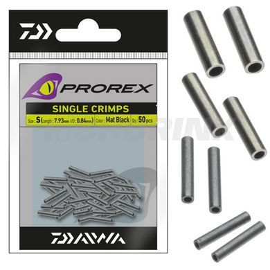 Обтискні трубочки Daiwa Prorex Single Crimps S 0.84mm 50pcs (15408-200)
