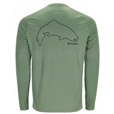 Реглан Simms Tech Tee Artist Series Trout Outline/Field M (13533-2037-30)