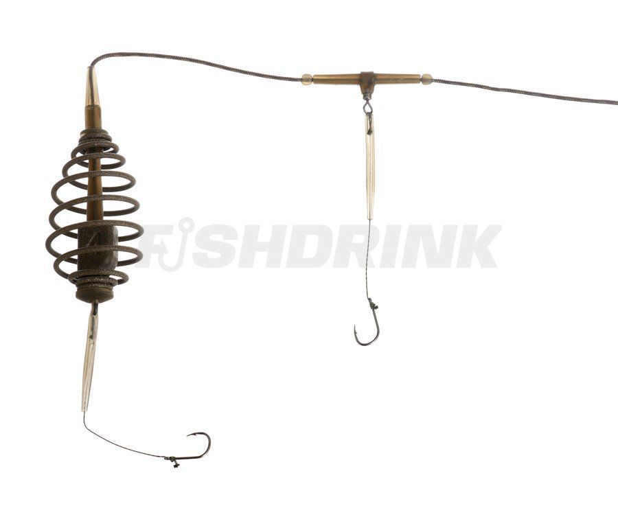 Оснастка Carp Pro Пружина 2 крючка №6 на ледкоре 40 г