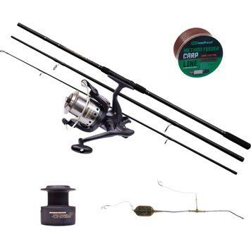 Короповий набір "GOLD CARP" на 1 на вудлище MAGNUM BLACK CARP NGM 3,3 3LB-30мм, 4 в 1