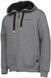 Реглан Savage Gear Classic Zip Hoodie XXL Grey Melange