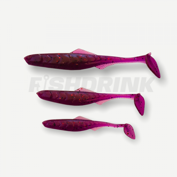 Виброхвост Big Baits Finka 4,0" (6шт) # 112 - Swamp Lox