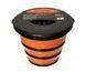 Ведро силиконове с крышкой Forrest Folding Bucket Orange with cover 10л