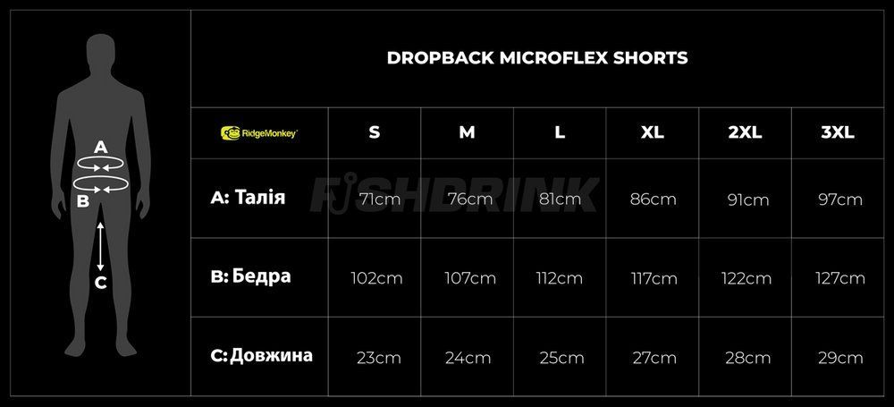 Шорты RidgeMonkey APEarel Dropback MicroFlex L ц:green