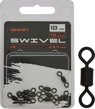 Вертлюжок Brain Swivel #3 18mm diam 3.7mm (10 шт/уп) SGCA-8008-3