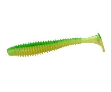 Віброхвіст Flagman Mystic Fish Fat 3.3'' #1527 Lime/Lime Chartreuse
