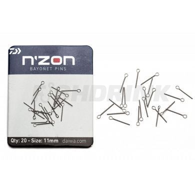 Вкрутыш для бойлов Daiwa N`Zon Bayonet Pins 11mm 20pc (13308-311)