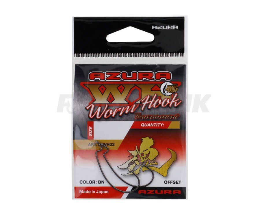 Крючки Azura Tournament Worm Hook №3/0