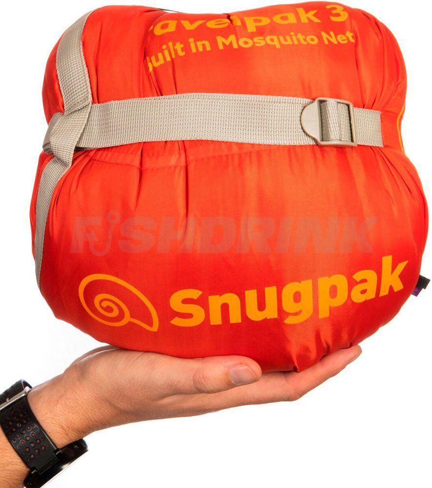 Спальный мешок Snugpak Travelpak 3 Comfort -3&deg;С / Extreme -7&deg;С Green