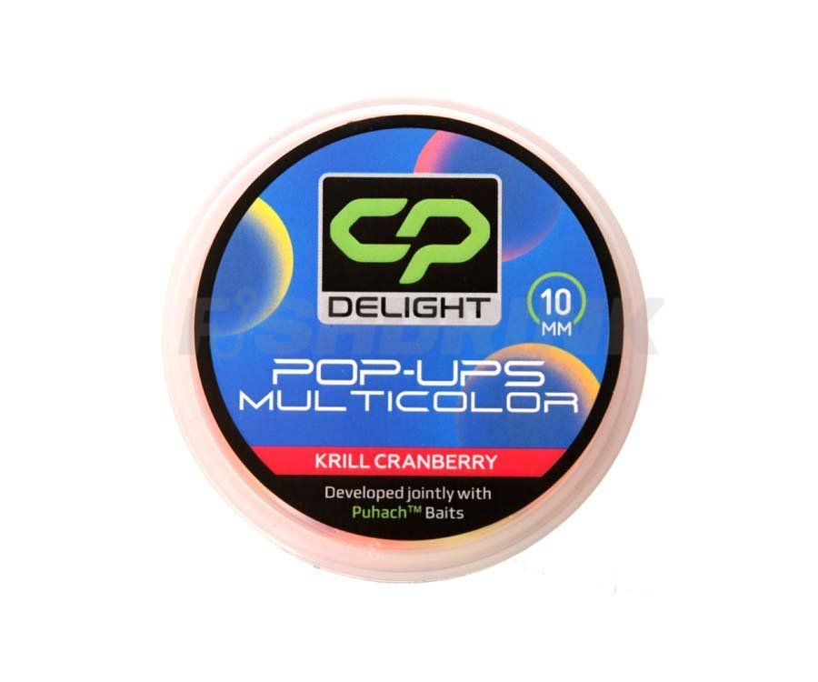 Бойлы Carp Pro Delight Multicolor Pop Ups 10мм Krill Cranberry