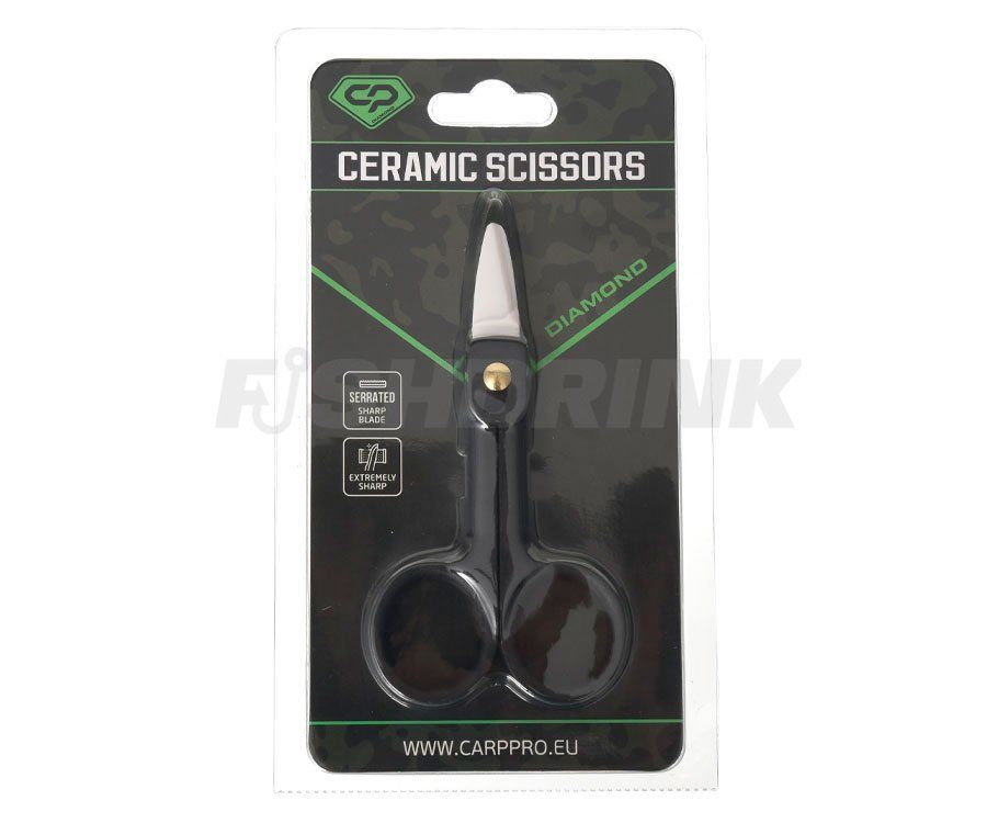 Ножиці для повідцевого матеріалу Carp Pro Diamond Ceramic Scissors NEW