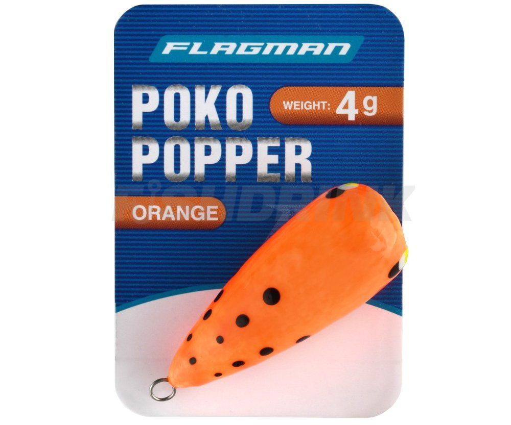 Воблер Flagman Poko Popper 4г orange