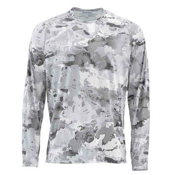 Реглан Simms SolarFlex Crewneck Prints Cloud Camo Grey L (12727-069-40)