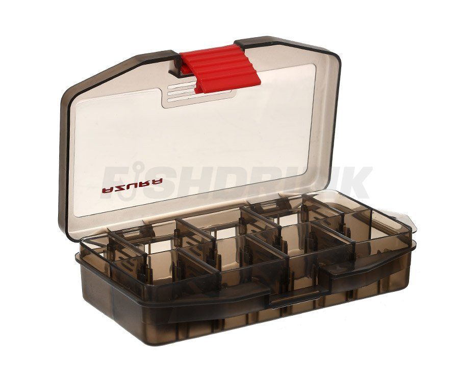 Коробка Azura Safina Tacle Box S Black #1, 135x85x30 мм, Black, одностороння, для приманок, є